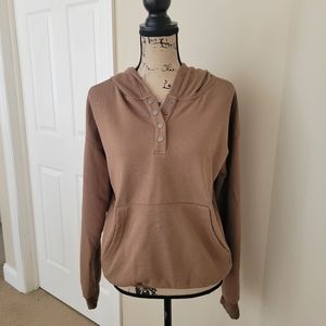Ezymall Medium brown hoodie womens